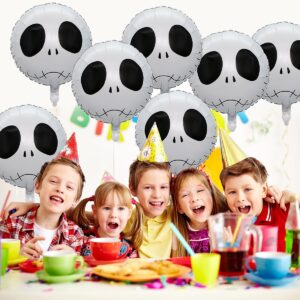 10 Pcs Halloween Skull Balloons - Halloween Party Decorations