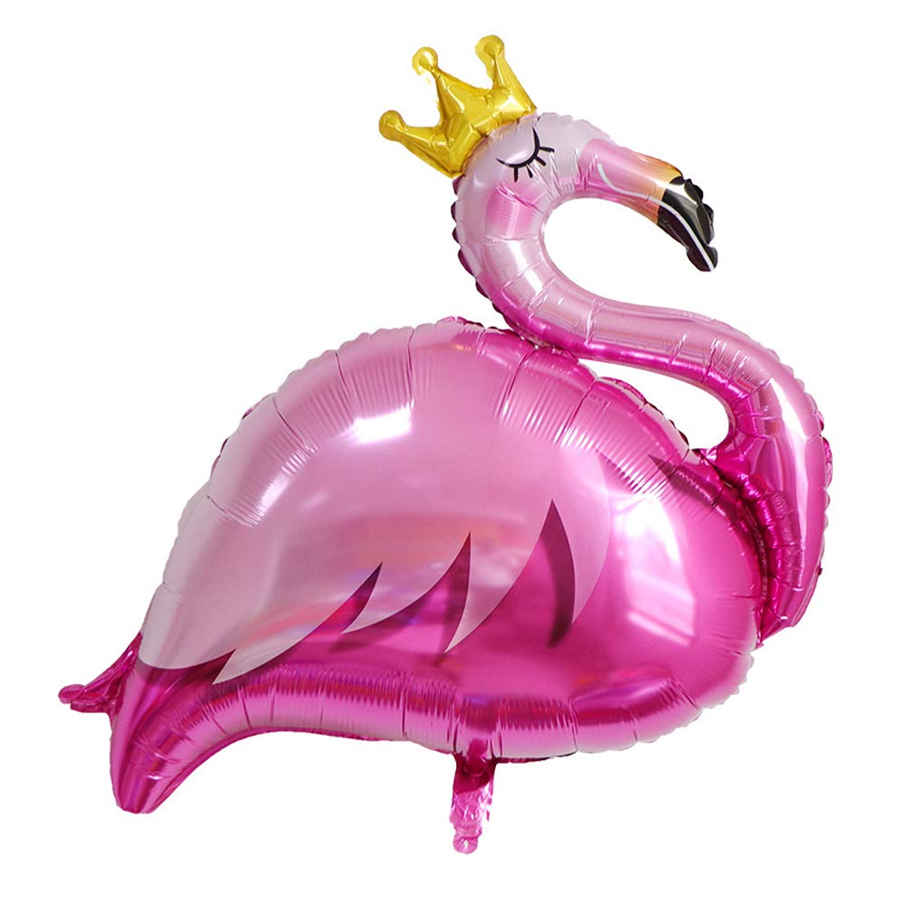 2 Pcs Flamingo Giant Balloons Pink Flamingo Mylar Foil Balloon for Party Supplies