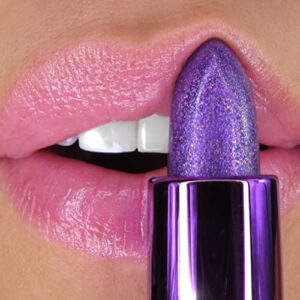 Winky Lux Glitter Confetti Balm, pH Color Changing Lipstick, Vegan & Cruelty Free Lip Balm, Hydrate & Plump, Sheer Pink Lipstick With Lavender Confetti