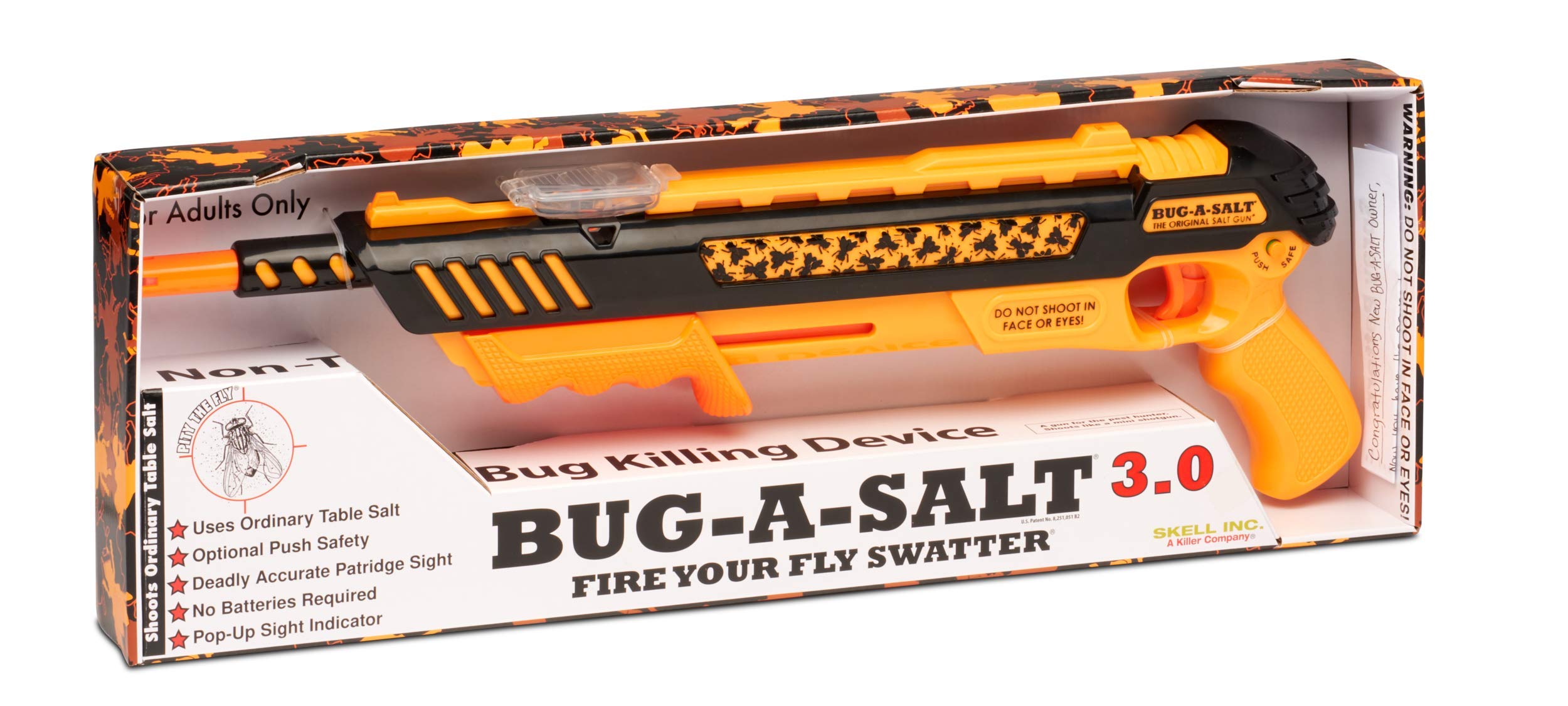 BUG-A-SALT Orange Crush 3.0, Spring Piston