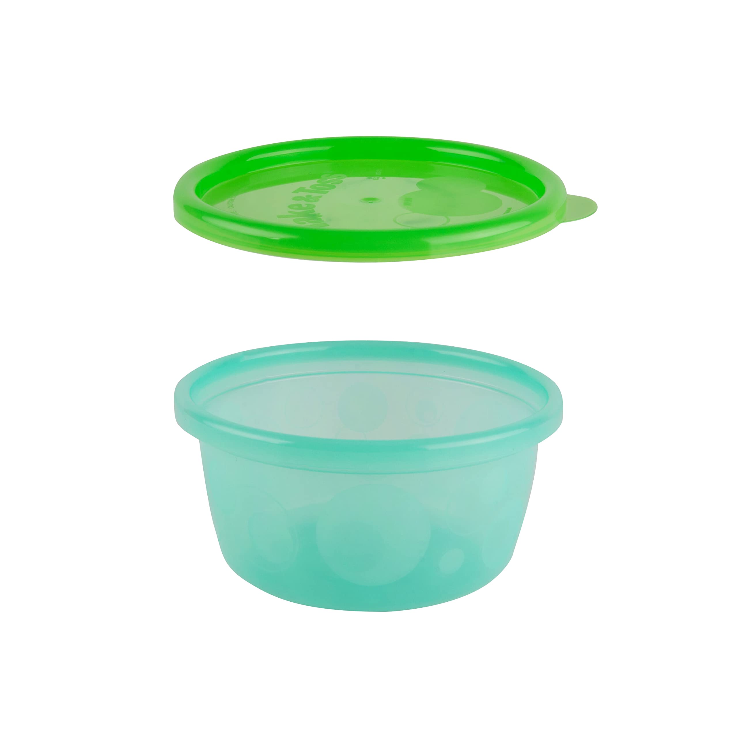 The First Years Take and Toss Toddler Feeding Value Set - Includes Dishwasher Safe Toddler Bowls with Snap-On Lids - 20 Count