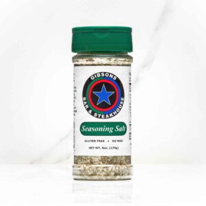 gibsons steakhouse seasoning salt, 6oz bottle