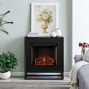 SEI Furniture Frescan Electric Fireplace, Black