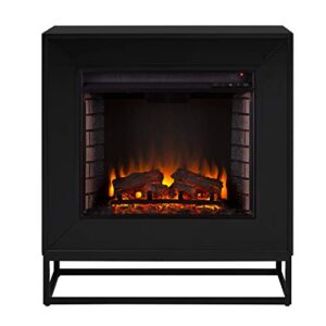 SEI Furniture Frescan Electric Fireplace, Black