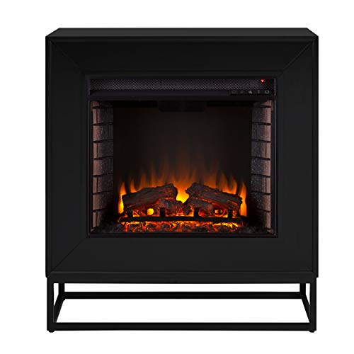 SEI Furniture Frescan Electric Fireplace, Black