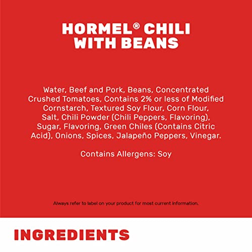 Hormel Chili With Beans 15 Oz (8 Pack)