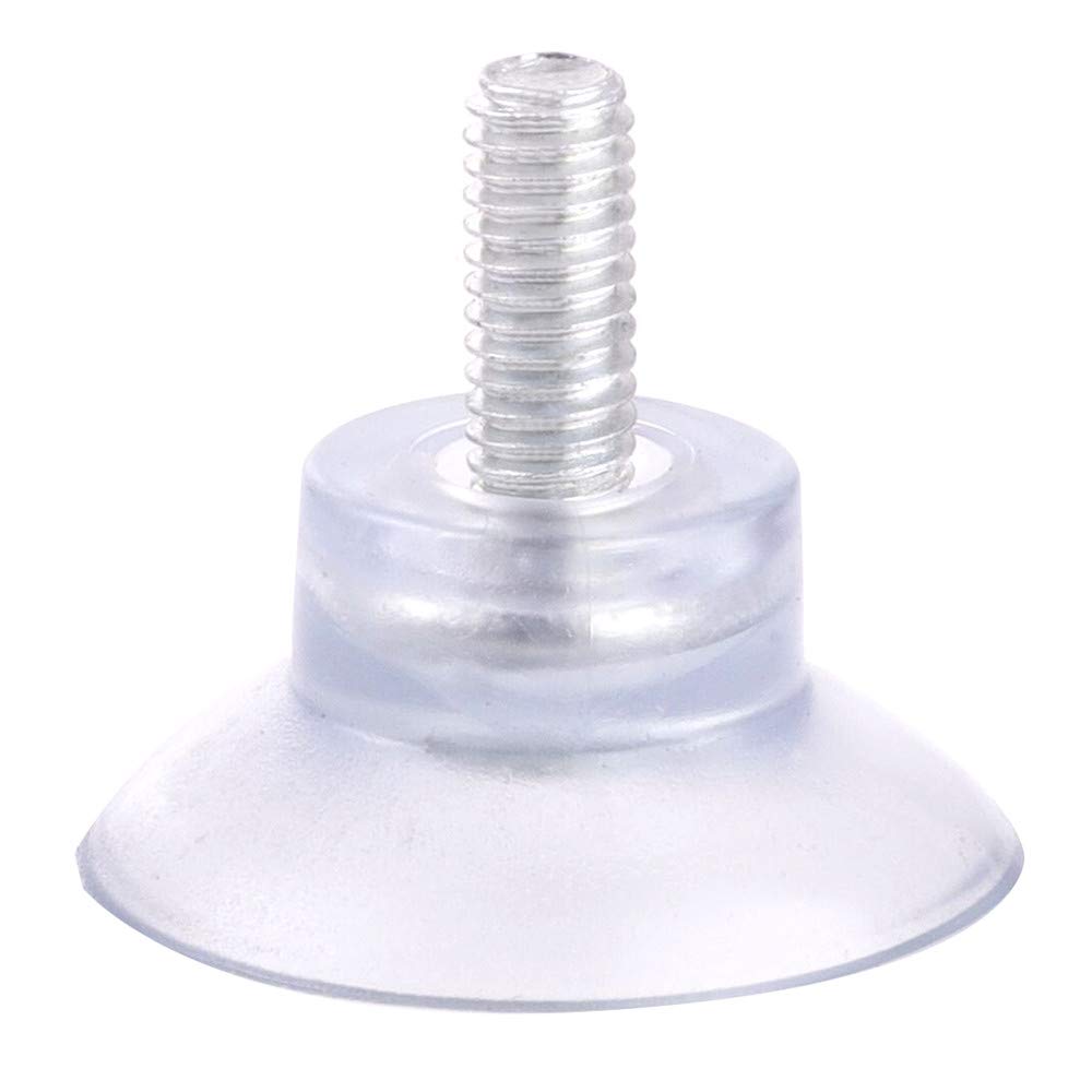 KINMAD 10 Pcs M8x13mm Rubber Strong Suction Cup Screw with Sucker Hanger Pads Diameter 35mm for Glass Table Tops