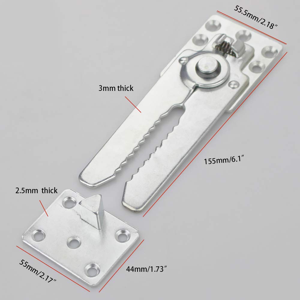 HOWDIA 4 Pack Sectional Couch Connector with Screws