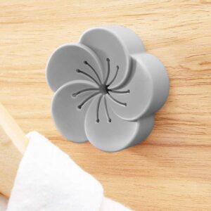 AKOAK 2 Pcs Flower Aromatherapy Box Wardrobe Deodorant Box, Home Bedroom Toilet Toilet Deodorant Aromatherapy Storage Box (Gray)