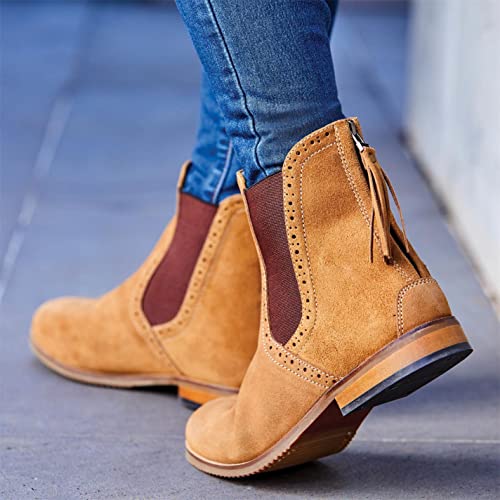 Dublin Kalmar Sd Paddock Boots - Stone - Ladies 8.5
