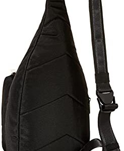 Vera Bradley Women's Recycled Lighten Up Reactive Sling Backpack, Black, One Size