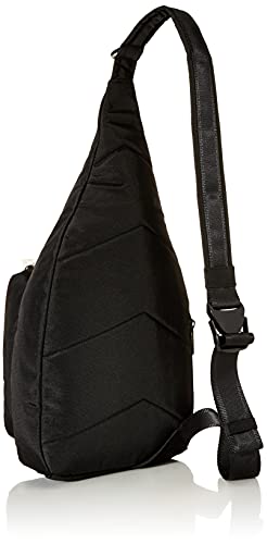 Vera Bradley Women's Recycled Lighten Up Reactive Sling Backpack, Black, One Size