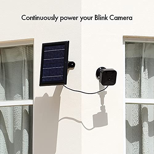 Wasserstein Outdoor Solar Panel with Internal Battery Compatible with Blink Outdoor and XT2/XT Cameras (2 Pack)