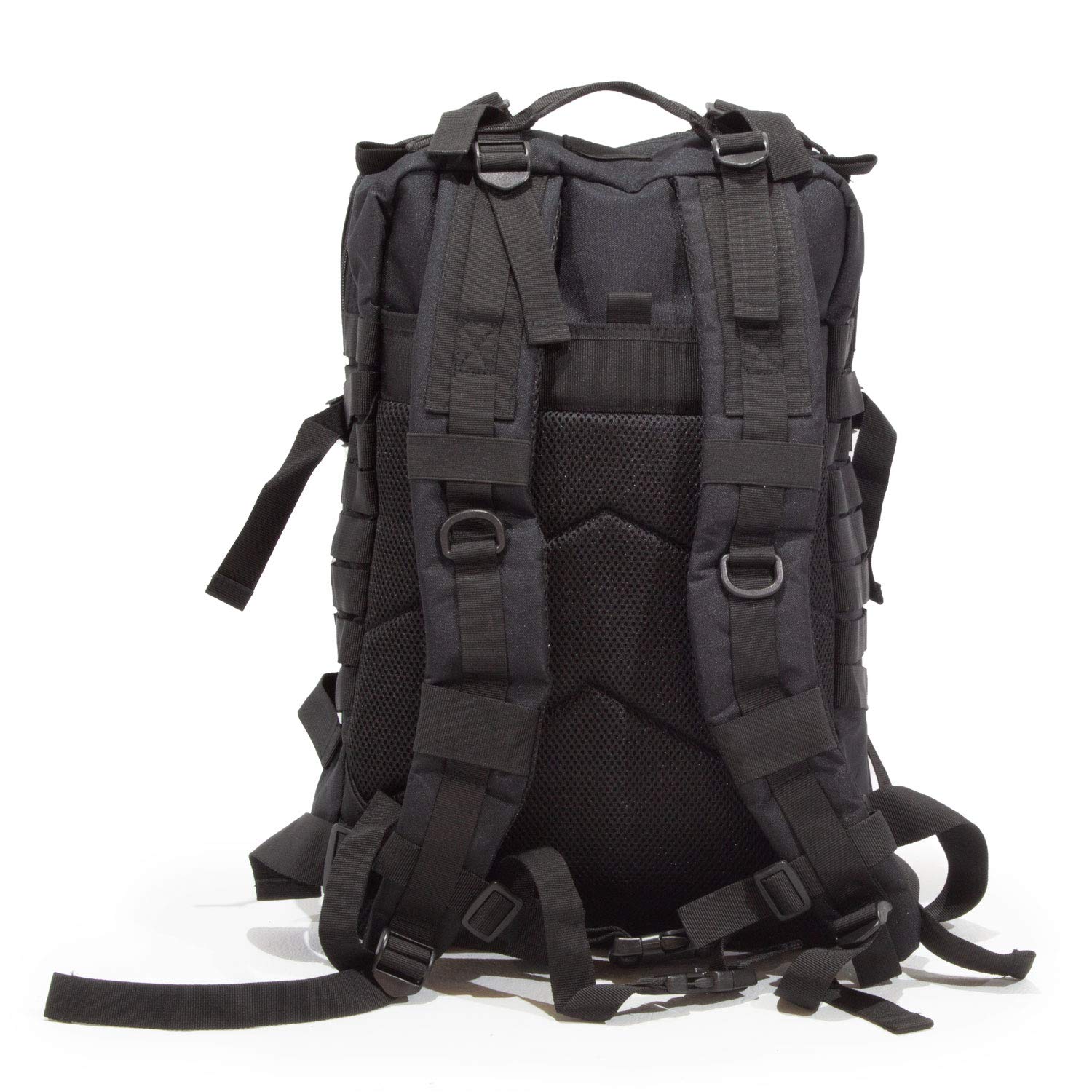 Sirius Survival 50L Expeditionary Tactical Backpack - Large Molle Bag (Black)