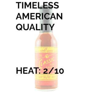 Hot Ones The Classic Hot Sauce Made With Natural Ingredients & Strong Flavors From Organic Chile De Arbol Peppers, 5 fl oz Bottle (1-Pack)