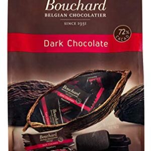 Bouchard Belgian Dark Chocolate Gluten-Free 72% Cacao (35.3 OZ / 2.2 LB)