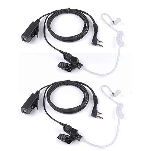 KCTIN Earpiece for Midland Walkie Talkies with Mic Security Headsets for GXT1000VP4 LXT500VP3 GXT1050VP4 GXT1000XB (2Packs)