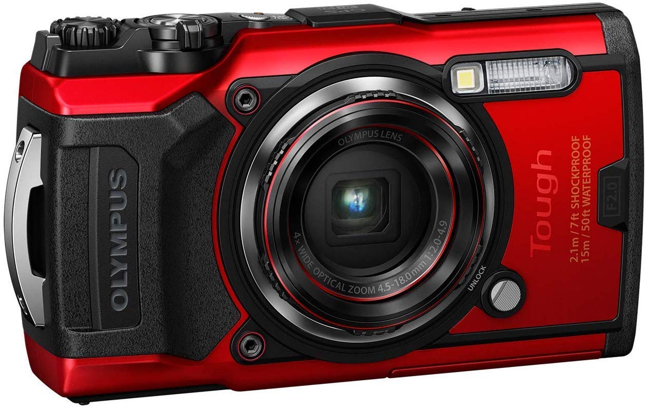 Olympus Tg-6 Tough Camera - Red + 32 GB Memory Card