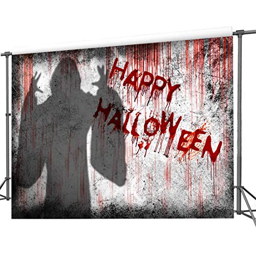 Happy Halloween Backdrop Nightmare Before Christmas Background Scary Ghost Party Decorations for Kids Photography Pictures 7X5FT 072