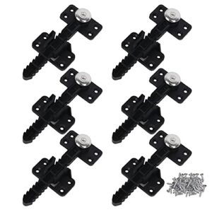 homeswitch 6set furniture couch sofa coated plastic invisible connector brackets black
