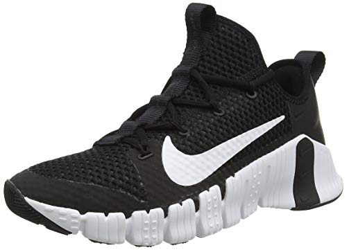 NIKE Unisex Football Soccer Shoe, Black White, 8 US Men