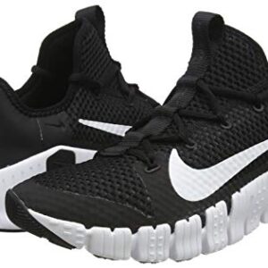 NIKE Unisex Football Soccer Shoe, Black White, 8 US Men