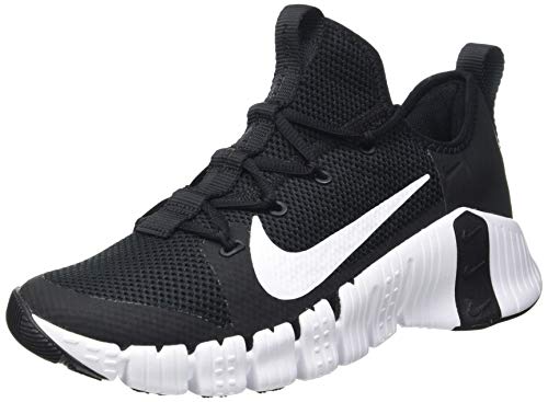 Nike Women's Free Metcon 3 Shoe, Black/White, 7