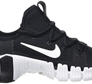 Nike Women's Free Metcon 3 Shoe, Black/White, 7