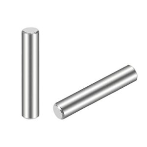 uxcell 4 x 25mm(approx 5/32") dowel pin 304 stainless steel pegs support shelves 30pcs