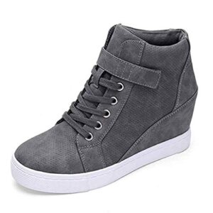 vezad store women's sneakers winter warm solid large size increase wedges short boots casual shoes