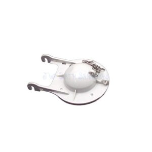jacuzzi toilet flapper hf04000 3" with chain and seal
