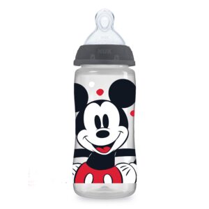 NUK Smooth Flow Anti Colic Disney Baby Bottle, Mickey Mouse, 10 oz, 3 Pack