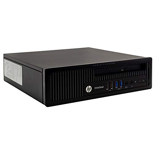 HP Elite 800G1 Ultra Small Desktop PC, Intel Quad Core i5-4570s Processor, 16GB RAM, 512GB Solid State Drive, Windows 10 Pro, DVD, HDMI, Bluetooth, Keyboard, Mouse, WiFi (Renewed)