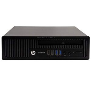 HP Elite 800G1 Ultra Small Desktop PC, Intel Quad Core i5-4570s Processor, 16GB RAM, 512GB Solid State Drive, Windows 10 Pro, DVD, HDMI, Bluetooth, Keyboard, Mouse, WiFi (Renewed)