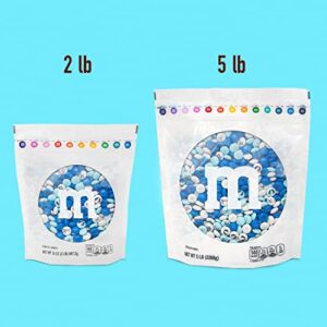M&M'S Milk Chocolate Pre-Printed Baby Boy Candy, 2lb of Bulk for Baby Shower, Gender Reveal Ideas and New Baby Party Favors