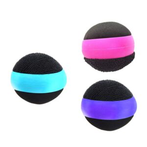 3 pack dual action touch screen glass cleaner cleaning ball for ipad/tablet/smart phone/laptop/computer/tv/monitor blue+rose red+purple