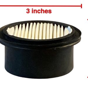 Sellerocity American Made 3 Inch Outside Diameter (Measure Your Filter, Please) Compressor Air Filter, High Pleat Count Element Compatible with Dewalt Craftsman Porter Cable AC-0331