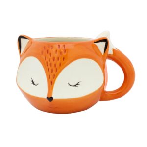 streamline imagined ceramic orange fox mug