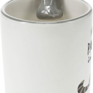 Pavilion Gift Company You Are My Partner In Crime - Raccoon Gray 17oz Dolomite Coffee Cup Mug