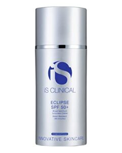 is clinical eclipse spf 50+ sunscreen, zinc oxide tinted beige sunscreen, ultra sheer non-greasy matte finish sun cream for face