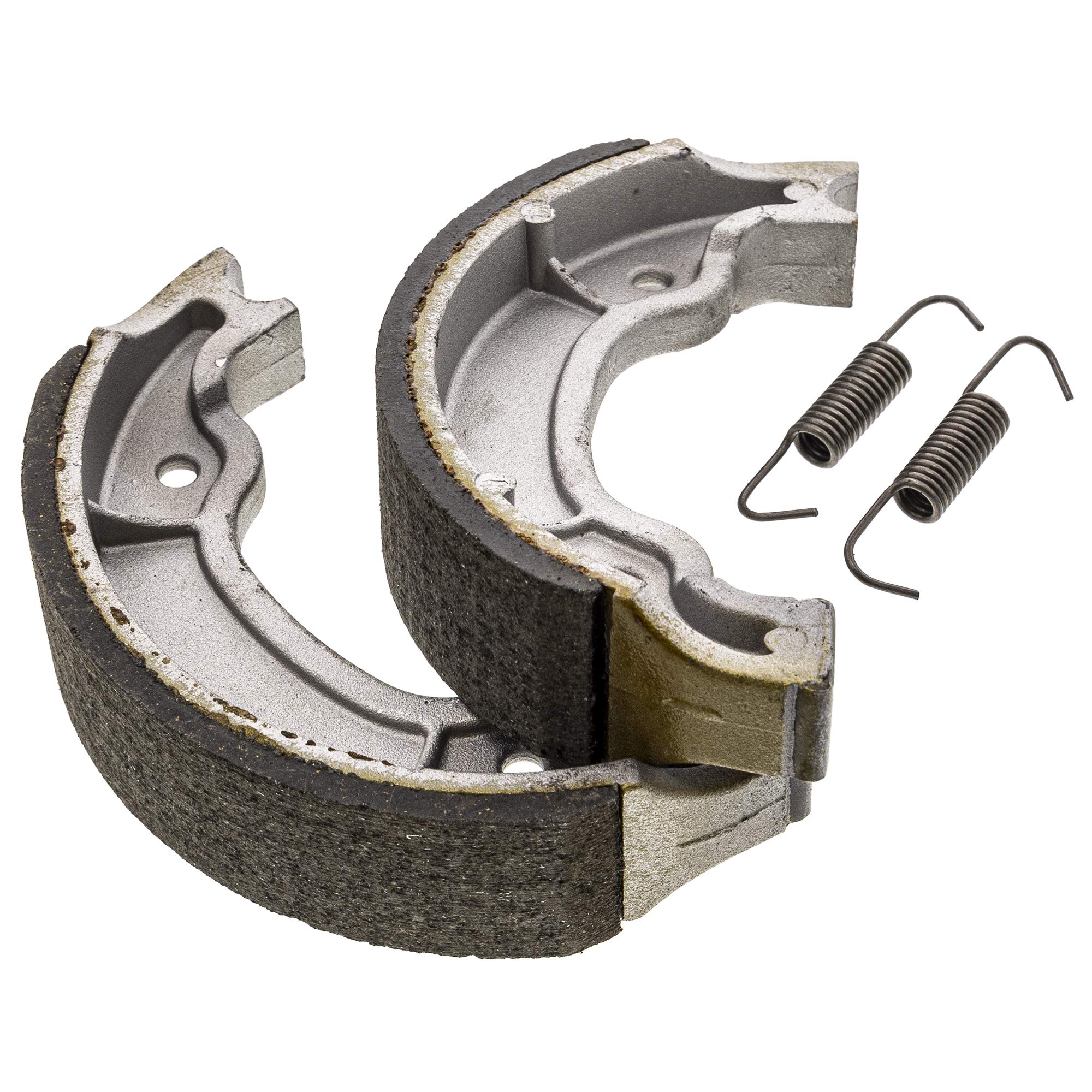 NICHE Brake Shoe Set for Yamaha Raptor 50 Grizzly 125 4BE-W253E-00 3FA-W253A-00 Complete Semi-Metallic