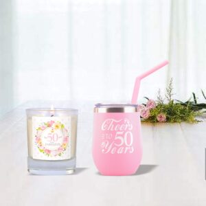 MEANT2TOBE 50th Birthday Gifts for Women,50th Birthday Decorations for Women.