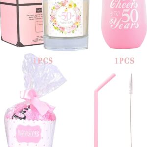 MEANT2TOBE 50th Birthday Gifts for Women,50th Birthday Decorations for Women.