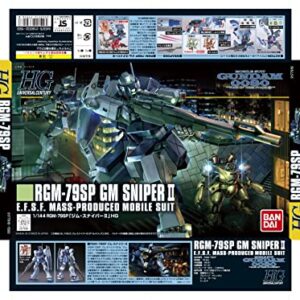 Bandai Hobby - Gundam 0080 - #146 GM Sniper II, Bandai HGUC 1/144 Model Kit