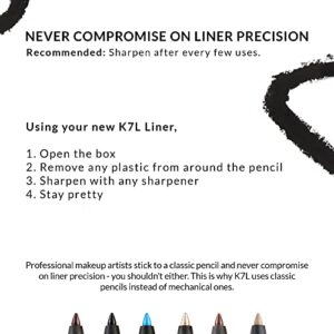 K7L Dark Pink Lip Liner - Long Lasting and Waterproof - Buff
