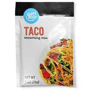 amazon brand - happy belly taco seasoning mix, 1 ounce (pack of 1)
