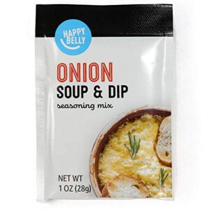 amazon brand - happy belly onion soup & dip mix, dry, 1 fl oz (pack of 1)