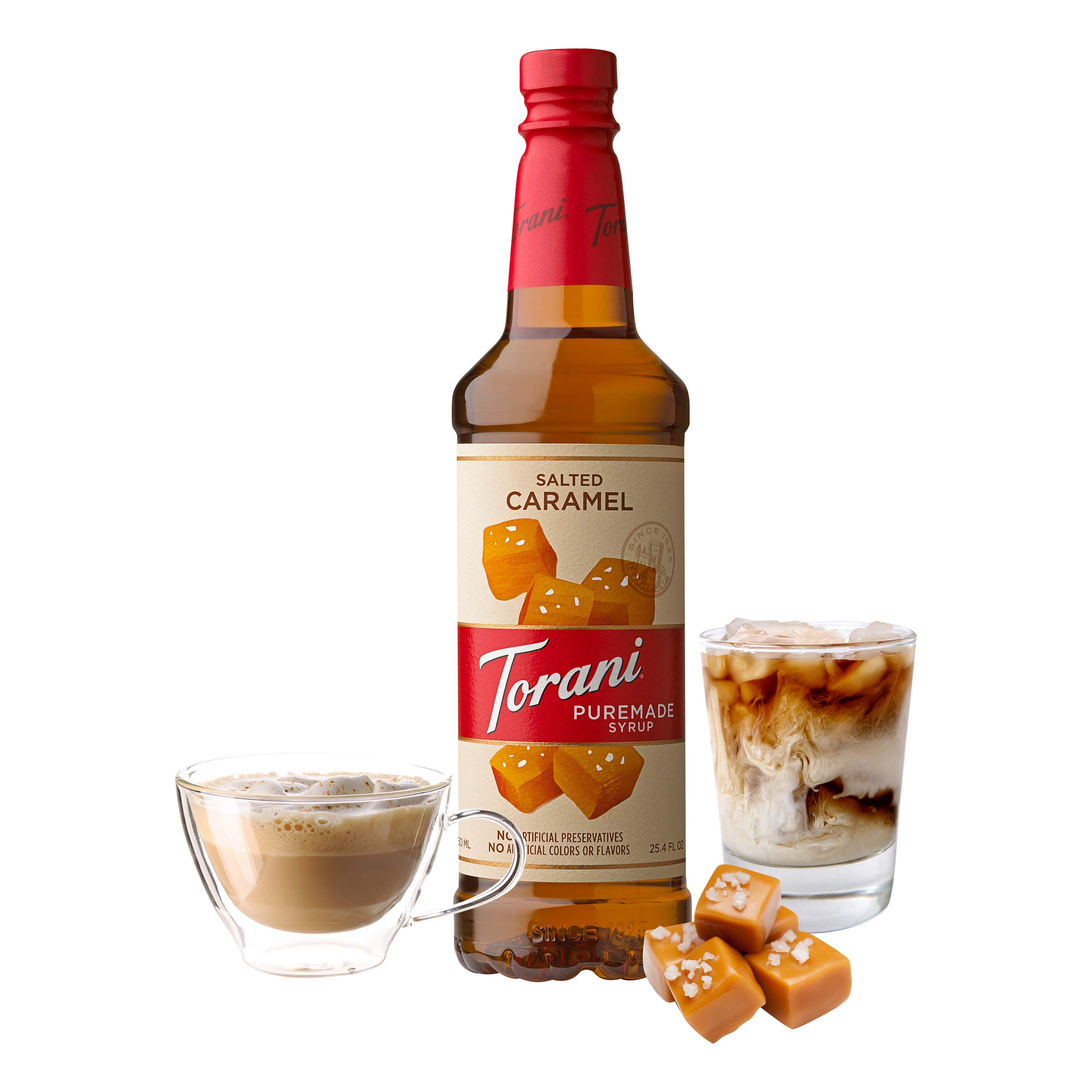 Torani Puremade Syrup, Salted Caramel, 25.4 Ounces