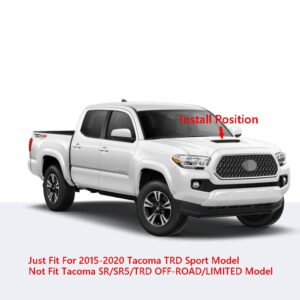 Beautost Fit For Toyota Tacoma 2015 2016 2017 2018 2019 2020 Front Fender Vents Air Outlet Hood Bonnet Cover Trim