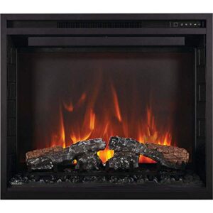 napoleon element 36 inch built-in electric fireplace - black, nefb36h-bs